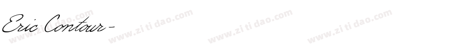 Eric Contour字体转换
